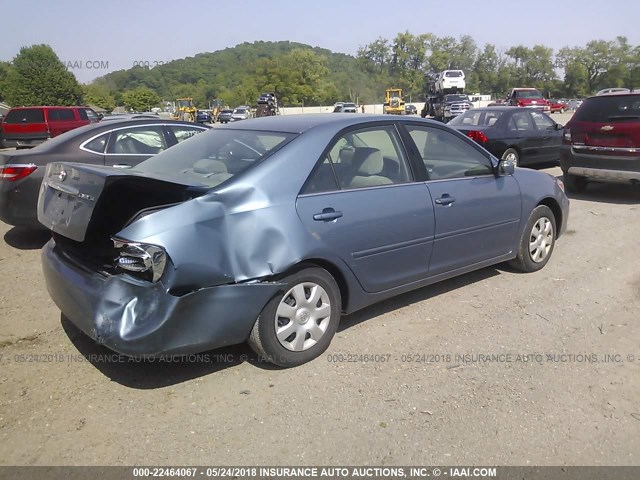 4T1BE32K72U522237 - 2002 TOYOTA CAMRY LE/XLE/SE ლურჯი ფოტო 4