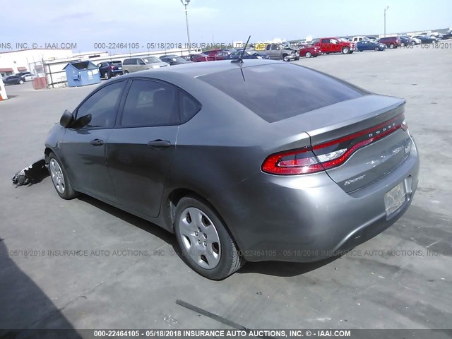 1C3CDFAA6DD304349 - 2013 DODGE DART SE/AERO GRAY photo 3