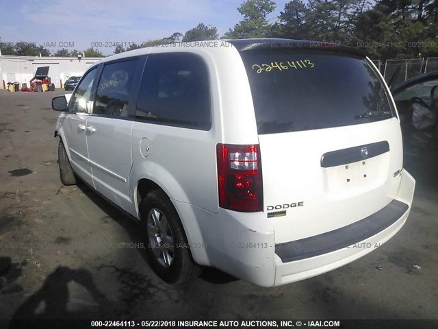 2D4RN4DE4AR491026 - 2010 DODGE GRAND CARAVAN SE WHITE photo 3