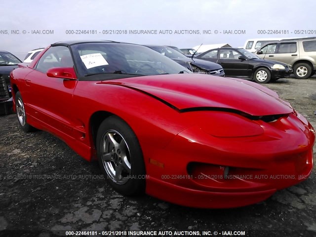 2G2FS22K822165427 - 2002 PONTIAC FIREBIRD RED photo 1