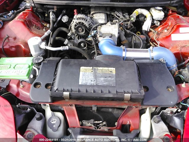 2G2FS22K822165427 - 2002 PONTIAC FIREBIRD RED photo 10