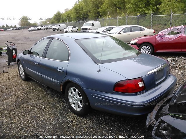 1MEFM55S11G644944 - 2001 MERCURY SABLE LS PREMIUM BLUE photo 3