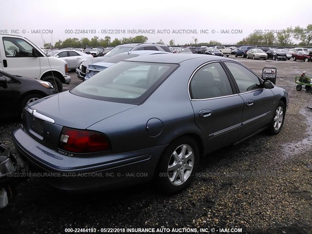 1MEFM55S11G644944 - 2001 MERCURY SABLE LS PREMIUM BLUE photo 4