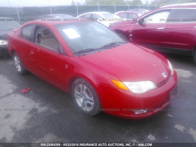 1G8AW12F84Z214238 - 2004 SATURN ION LEVEL 3 RED photo 1