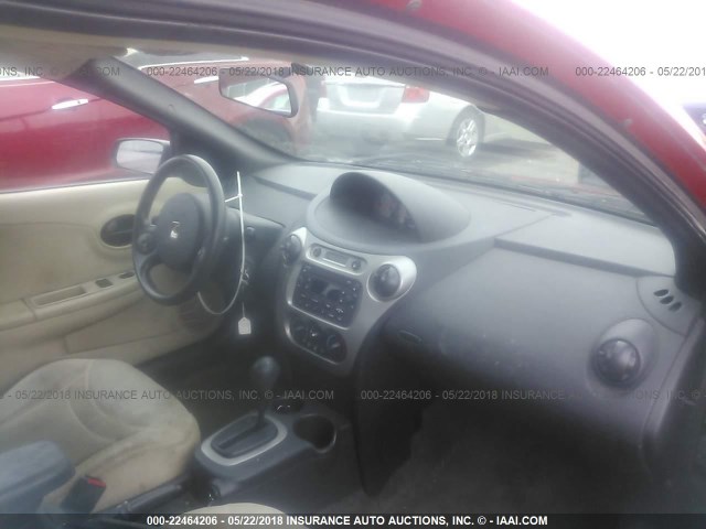 1G8AW12F84Z214238 - 2004 SATURN ION LEVEL 3 RED photo 5