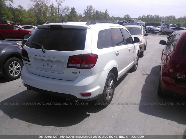 3D4PG1FG5BT559413 - 2011 DODGE JOURNEY MAINSTREET WHITE photo 4