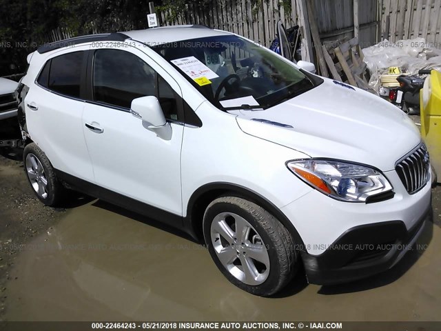 KL4CJASB9GB546979 - 2016 BUICK ENCORE WHITE photo 1