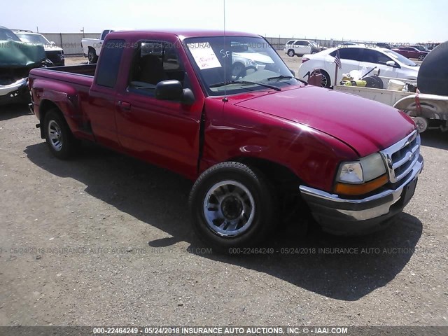 1FTYR14X2WPB54697 - 1998 FORD RANGER SUPER CAB RED photo 1