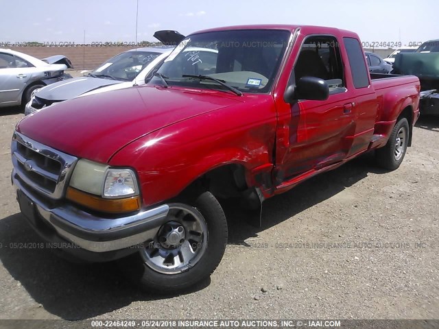 1FTYR14X2WPB54697 - 1998 FORD RANGER SUPER CAB RED photo 6