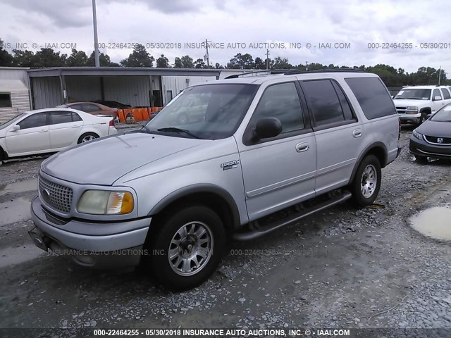 1FMRU1568YLC37694 - 2000 FORD EXPEDITION XLT ვერცხლისფერი ფოტო 2