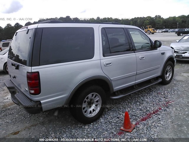 1FMRU1568YLC37694 - 2000 FORD EXPEDITION XLT ვერცხლისფერი ფოტო 4
