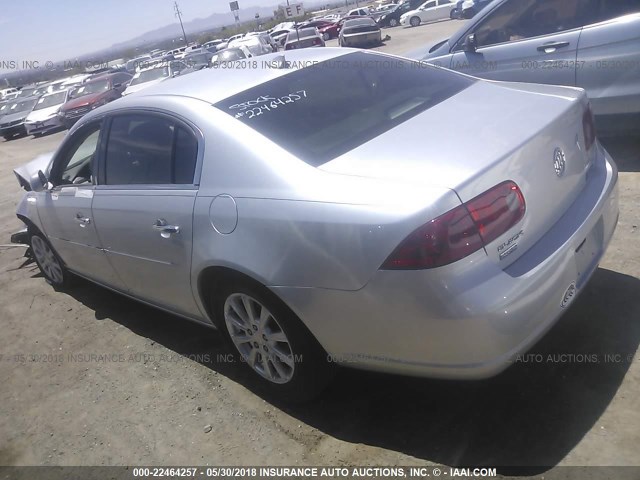 1G4HD57MX9U112870 - 2009 BUICK LUCERNE CXL SILVER photo 3