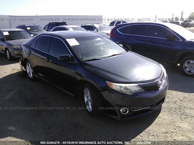 4T1BF1FK7CU059920 - 2012 TOYOTA CAMRY SE/LE/XLE BLACK photo 1