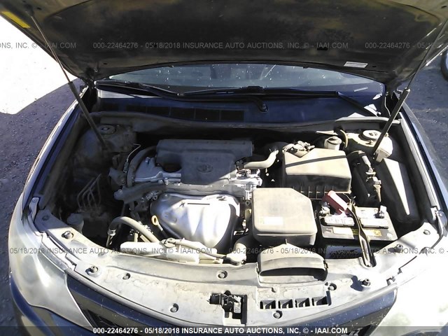 4T1BF1FK7CU059920 - 2012 TOYOTA CAMRY SE/LE/XLE BLACK photo 10