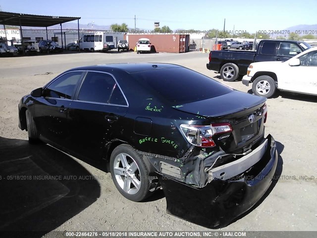 4T1BF1FK7CU059920 - 2012 TOYOTA CAMRY SE/LE/XLE BLACK photo 3