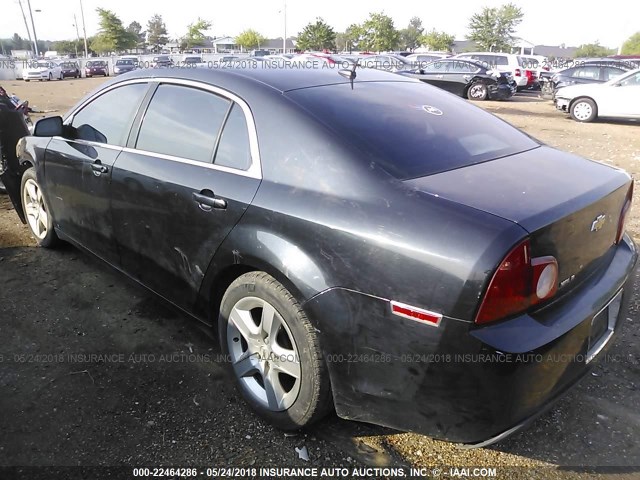 1G1ZG57B09F136316 - 2009 CHEVROLET MALIBU LS 黑色 照片 3