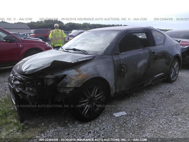 JTKJF5C73B3009732 - 2011 TOYOTA SCION TC 灰色 照片 2