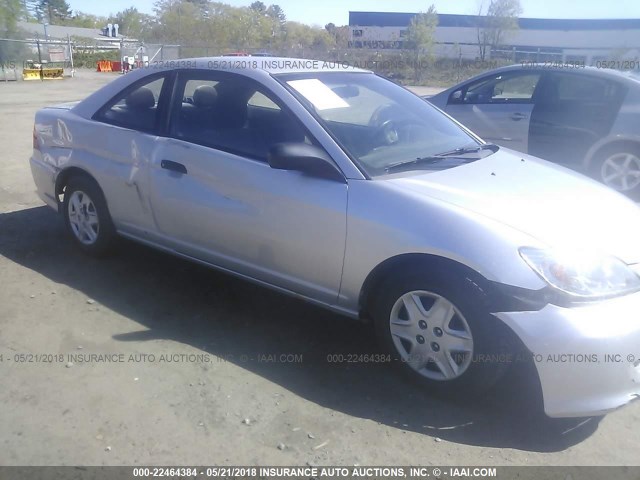 1HGEM21114L046939 - 2004 HONDA CIVIC DX VP SILVER photo 6