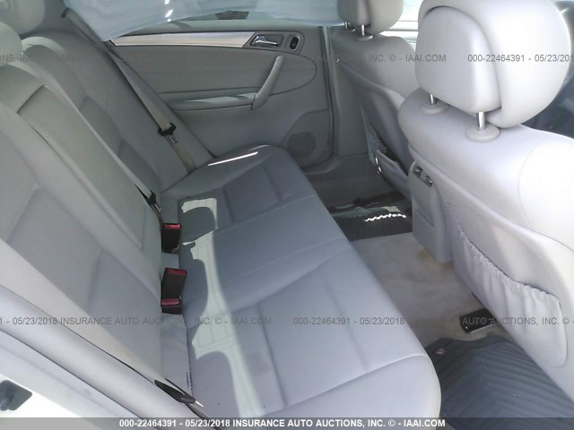 WDBRF52HX6A886156 - 2006 MERCEDES-BENZ C GENERATION 2006 230 WHITE photo 8