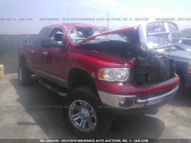 3D7KS28C95G818431 - 2005 DODGE RAM 2500 ST/SLT RED photo 1