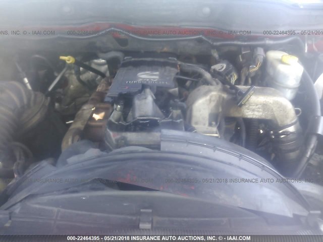 3D7KS28C95G818431 - 2005 DODGE RAM 2500 ST/SLT 红色 照片 10