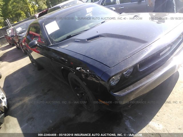 2C3CDYBT4EH214388 - 2014 DODGE CHALLENGER R/T BLACK photo 1