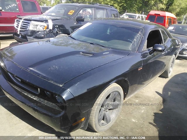 2C3CDYBT4EH214388 - 2014 DODGE CHALLENGER R/T BLACK photo 2