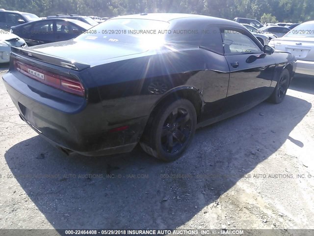 2C3CDYBT4EH214388 - 2014 DODGE CHALLENGER R/T BLACK photo 4