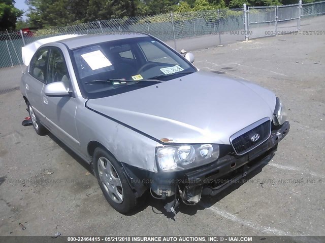 KMHDN45D33U527075 - 2003 HYUNDAI ELANTRA GLS/GT SILVER photo 1