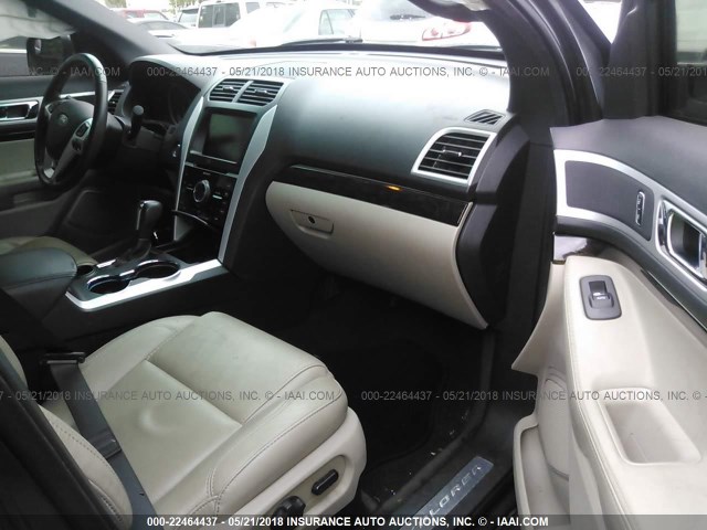1FM5K7F88FGB82497 - 2015 FORD EXPLORER LIMITED Сұр фото 5