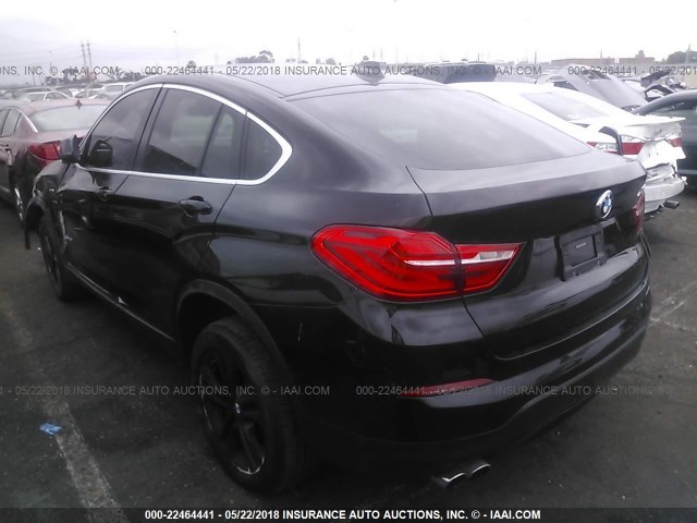 5UXXW3C50F0F89177 - 2015 BMW X4 XDRIVE28I BLACK photo 3