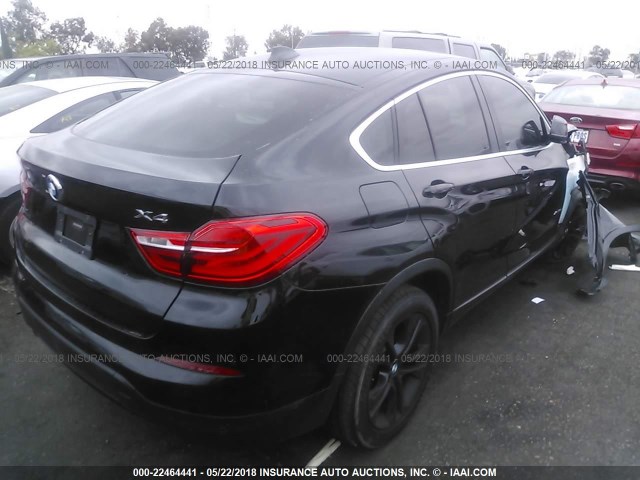 5UXXW3C50F0F89177 - 2015 BMW X4 XDRIVE28I BLACK photo 4