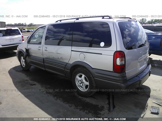 1GMDX03E04D199565 - 2004 PONTIAC MONTANA SILVER photo 3