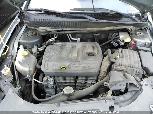 1C3LC45K48N271362 - 2008 CHRYSLER SEBRING GRAY photo 10