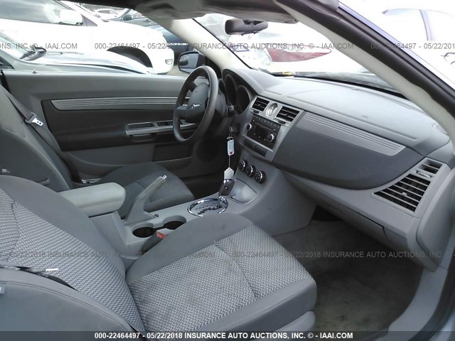 1C3LC45K48N271362 - 2008 CHRYSLER SEBRING GRAY photo 5