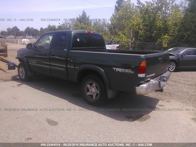 5TBRT34154S450418 - 2004 TOYOTA TUNDRA ACCESS CAB SR5 GREEN photo 3