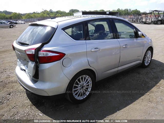 1FADP5BU0DL534278 - 2013 FORD C-MAX SEL SILVER photo 4