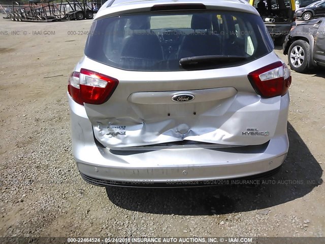 1FADP5BU0DL534278 - 2013 FORD C-MAX SEL SILVER photo 6