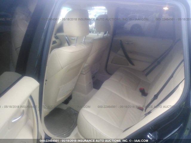 WBXPC93497WJ01301 - 2007 BMW X3 3.0SI BLACK photo 8