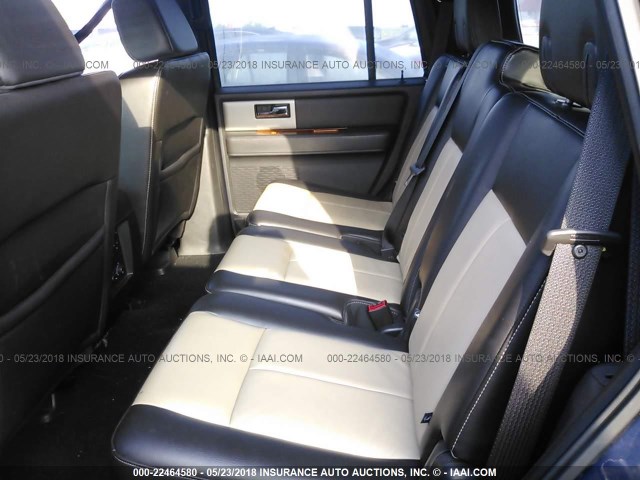 1FMFU17507LA02857 - 2007 FORD EXPEDITION EDDIE BAUER BLUE photo 8