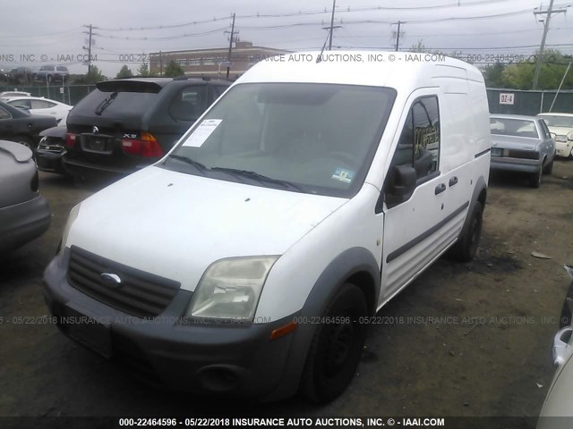 NM0LS7AN9AT032503 - 2010 FORD TRANSIT CONNECT XL WHITE photo 2