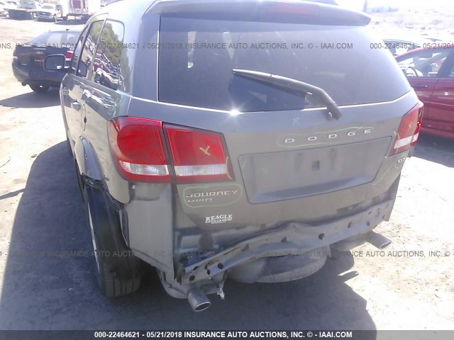 3C4PDDBG8CT240196 - 2012 DODGE JOURNEY SXT GRAY photo 6