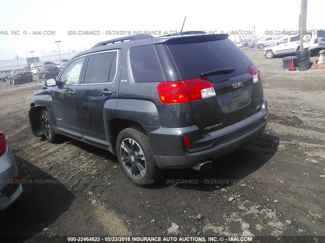 2GKFLTEK1H6199001 - 2017 GMC TERRAIN SLE GRAY photo 3