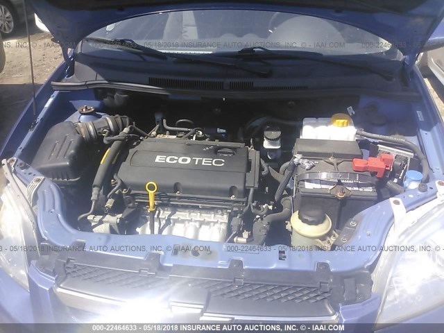 KL1TD56E79B335900 - 2009 CHEVROLET AVEO LS/LT 蓝色 照片 10