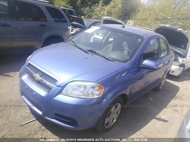 KL1TD56E79B335900 - 2009 CHEVROLET AVEO LS/LT 蓝色 照片 2