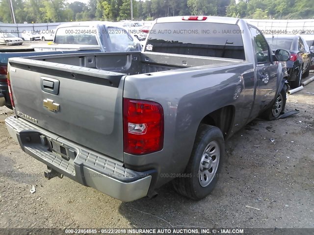 1GCEC14XX7Z638482 - 2007 CHEVROLET SILVERADO C1500 CLASSIC GRAY photo 4