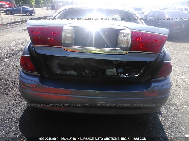 1G4HR54K12U192358 - 2002 BUICK LESABRE LIMITED BLUE photo 6