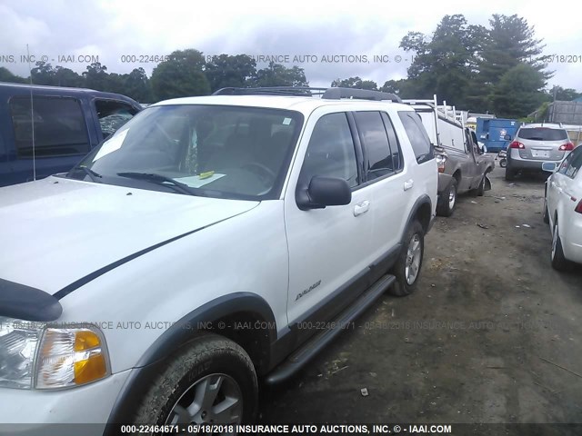 1FMZU63K95ZA10150 - 2005 FORD EXPLORER XLT/XLT SPORT/NBX WHITE photo 6