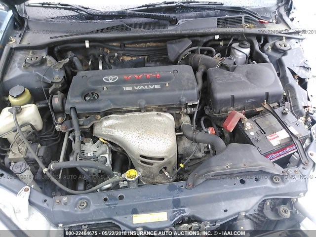 4T1BE30K03U643616 - 2003 TOYOTA CAMRY LE/XLE/SE BLUE photo 10