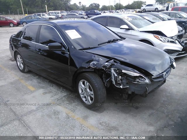 1HGCM56346A013189 - 2006 HONDA ACCORD SE BLACK photo 1